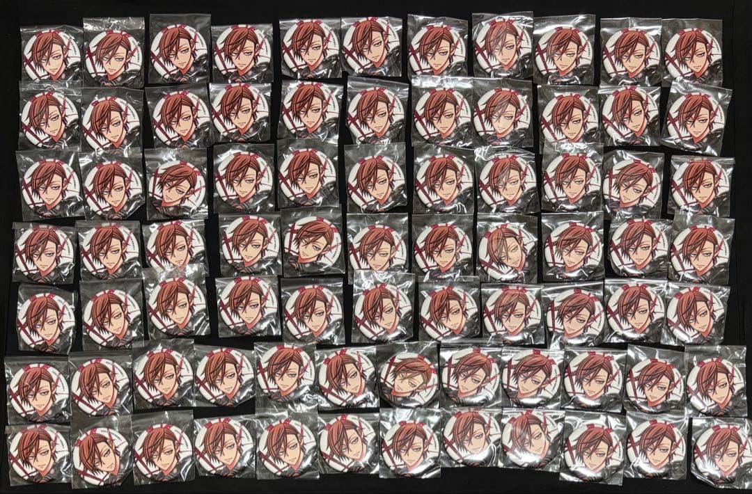 桃源暗鬼 メディコス アニメイト 缶バッジ 花魁坂京夜　原作　原画