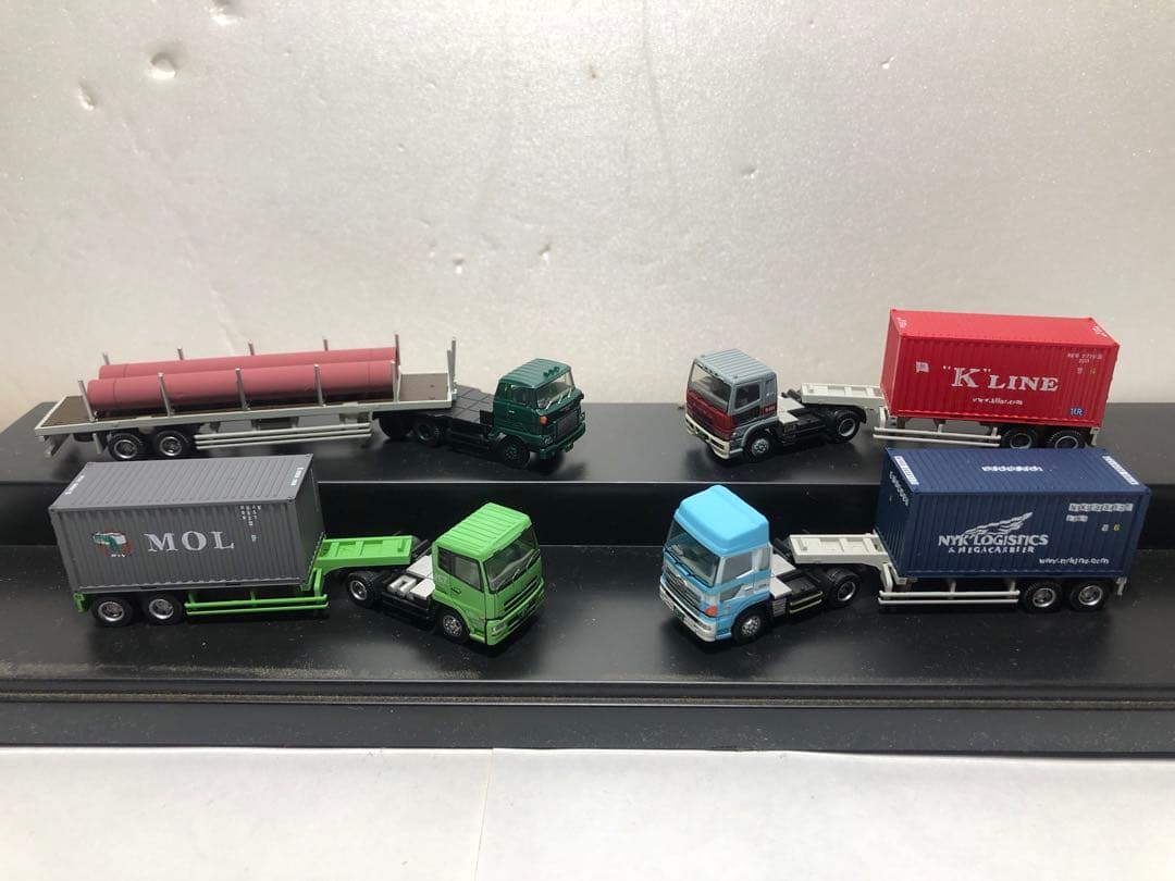 絶版 22台まとめ TOMYTECトラック・トレーラーコレクション他 ケース付