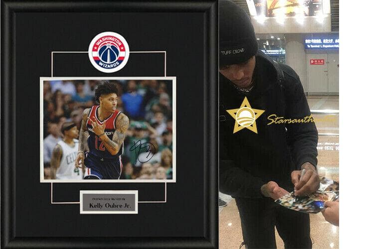 直筆サイン入り写真 ケリー・ウーブレ ワシントン・ウィザーズ SA鑑定済