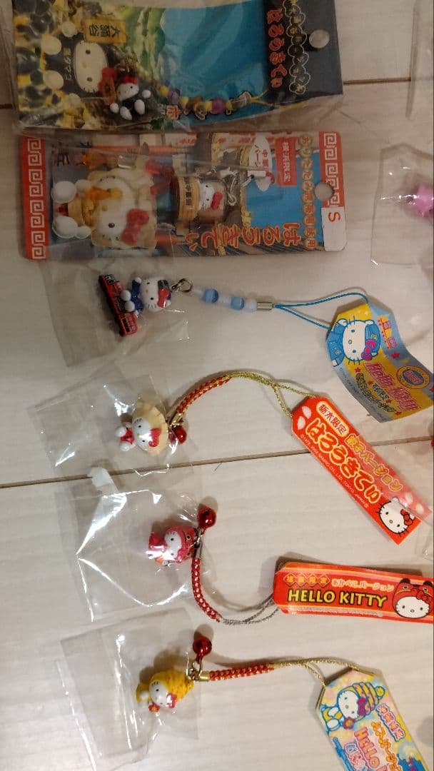 ハローキティ ストラップ・キーホルダーセット