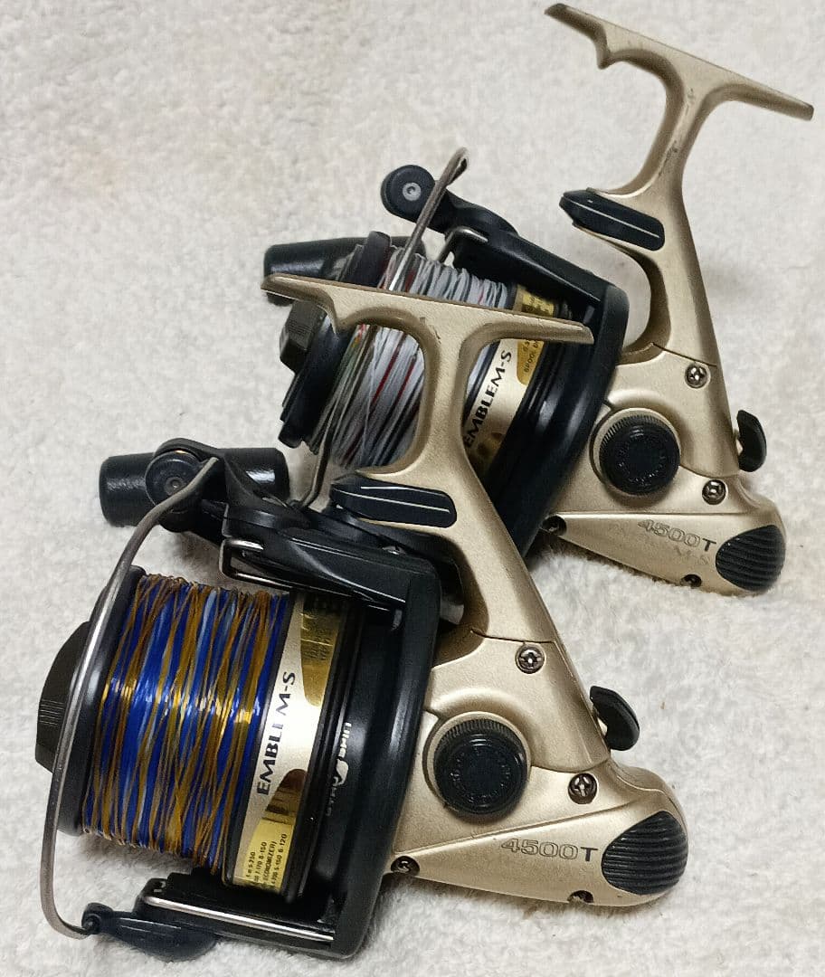 ダイワエンブレムS4500T遠投カゴ釣り専用リール！まとめて2台