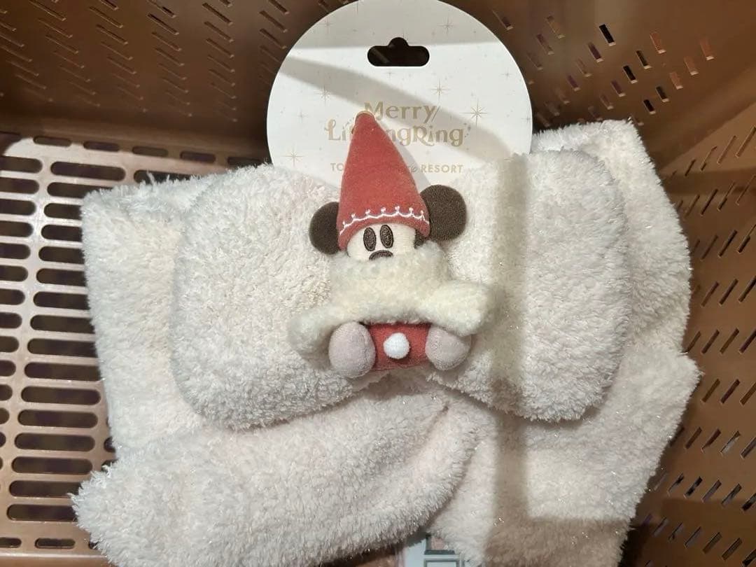 新品未使用　クリスマスディズニー　リルリンリン　マフラー　トートバッグ　セット