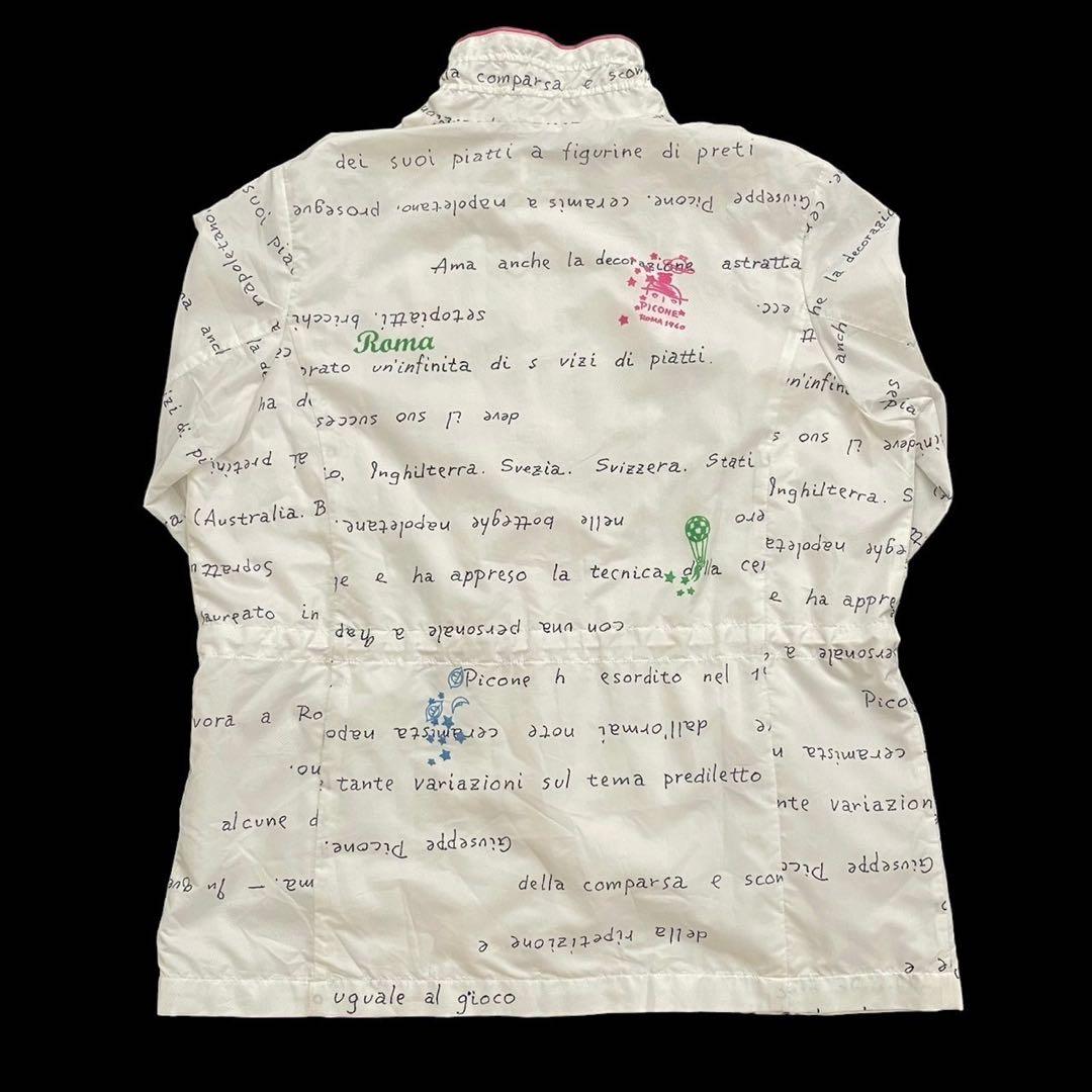 PICONE ピッコーネ ゴルフジャケット 白 宇宙 気球 ブルゾン 上着 趣味