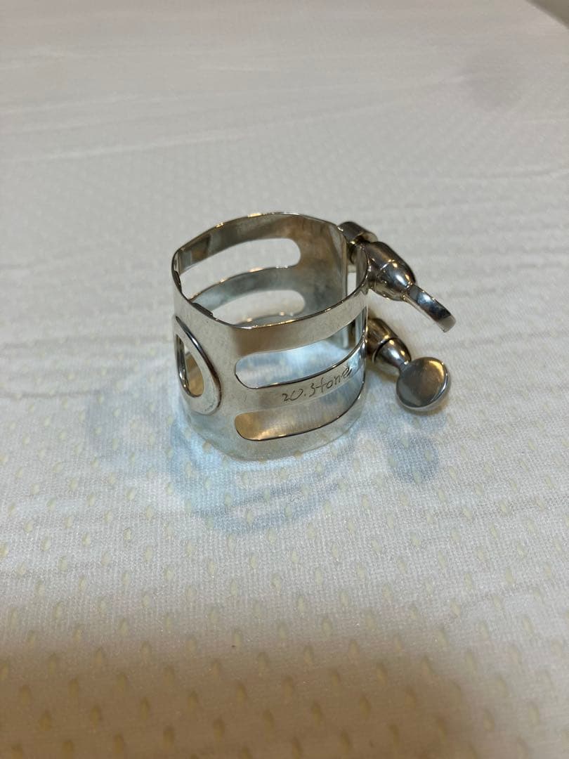 ウッドストーン　Ｂ♭クラリネットリガチャー 総銀　ソリッドシルバー