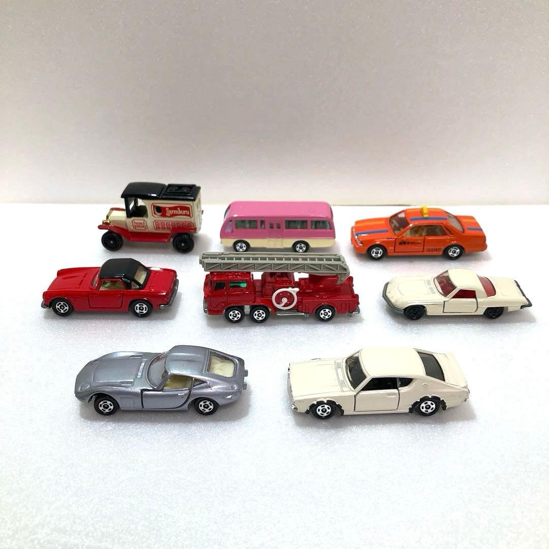【トミカ・日本製・当時物】 【黒箱・青箱】8台・ ルース品・美品