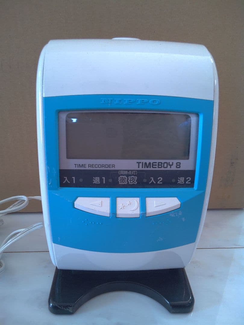 b13 NIPPO Timeboy タイムボーイ8 タイムレコーダー カード付