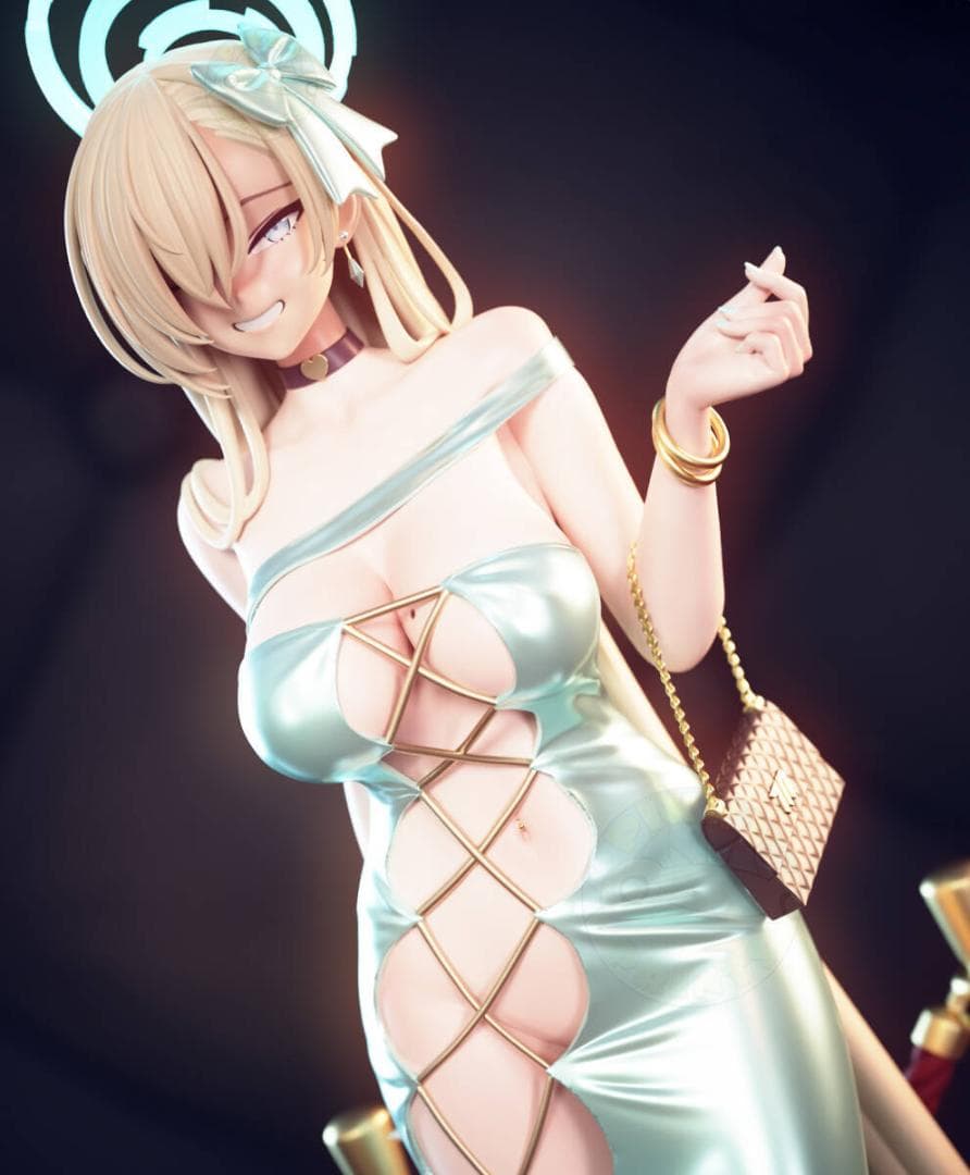 一之瀬アスナ　26cm　1/7 ブルーアーカイブ　ガレキ 未塗装未組立 ブルアカ