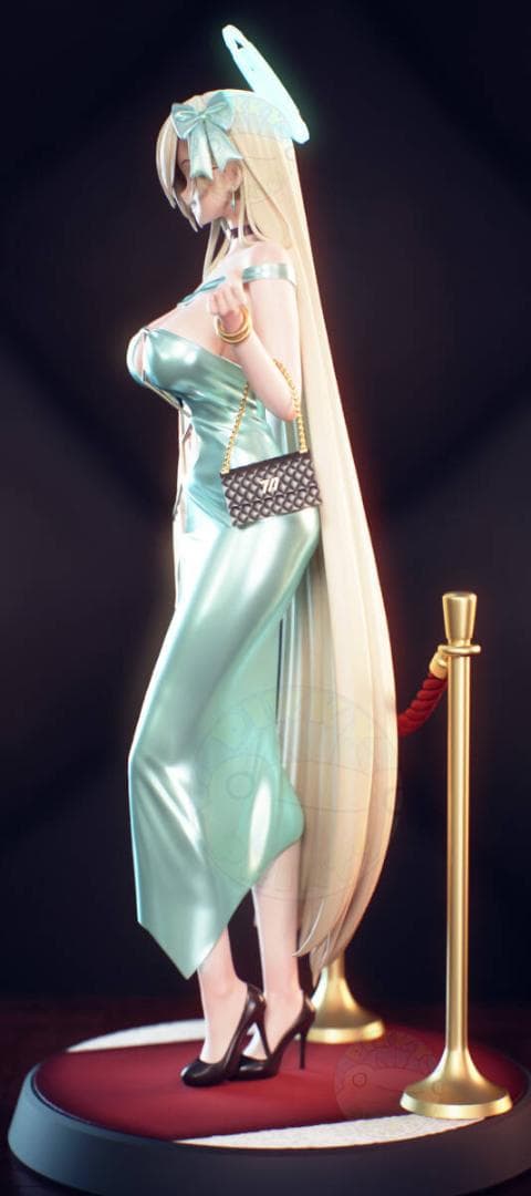 一之瀬アスナ　26cm　1/7 ブルーアーカイブ　ガレキ 未塗装未組立 ブルアカ