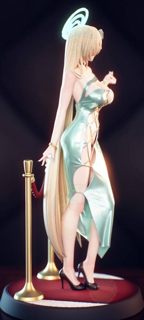 一之瀬アスナ　26cm　1/7 ブルーアーカイブ　ガレキ 未塗装未組立 ブルアカ