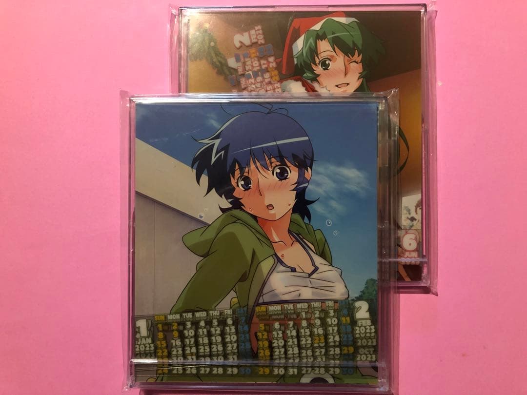 【未開封】美品 スーパーリアル麻雀 卓上 カレンダー 2個セット イラスト