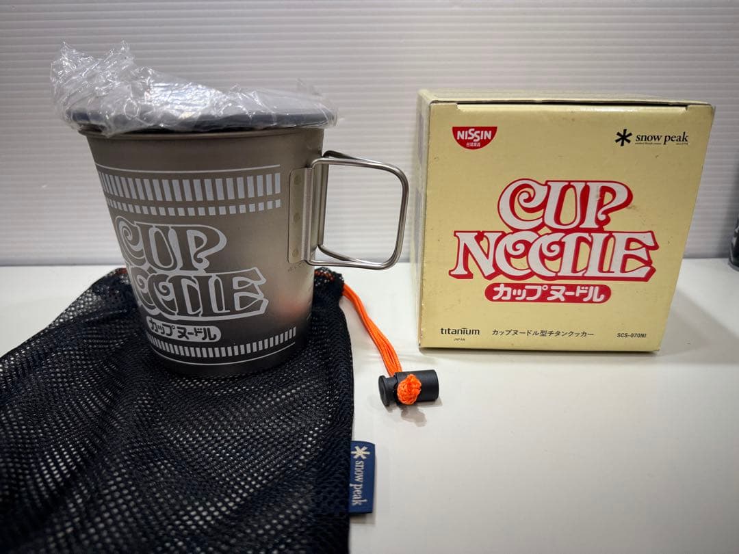 『廃盤品 』NISSIN カップヌードル型チタンクッカー SCS-070NI