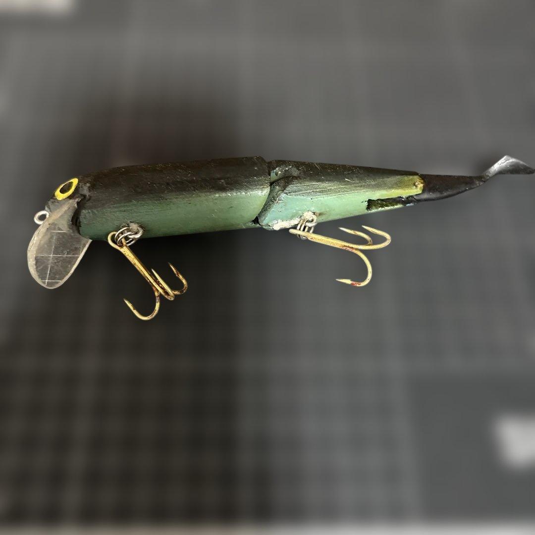 希少　アランコール　ACプラグ ACミノー グリーン・ブラック系　オールド