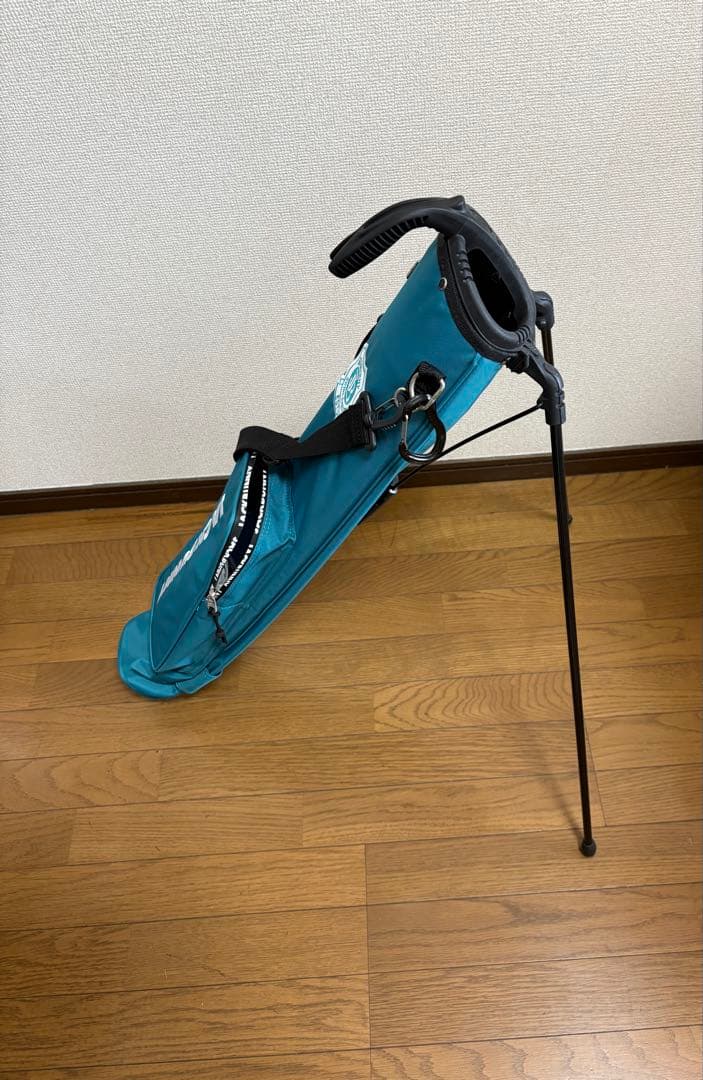 JACK BUNNY スタンド付きキャディサブバッグ 青