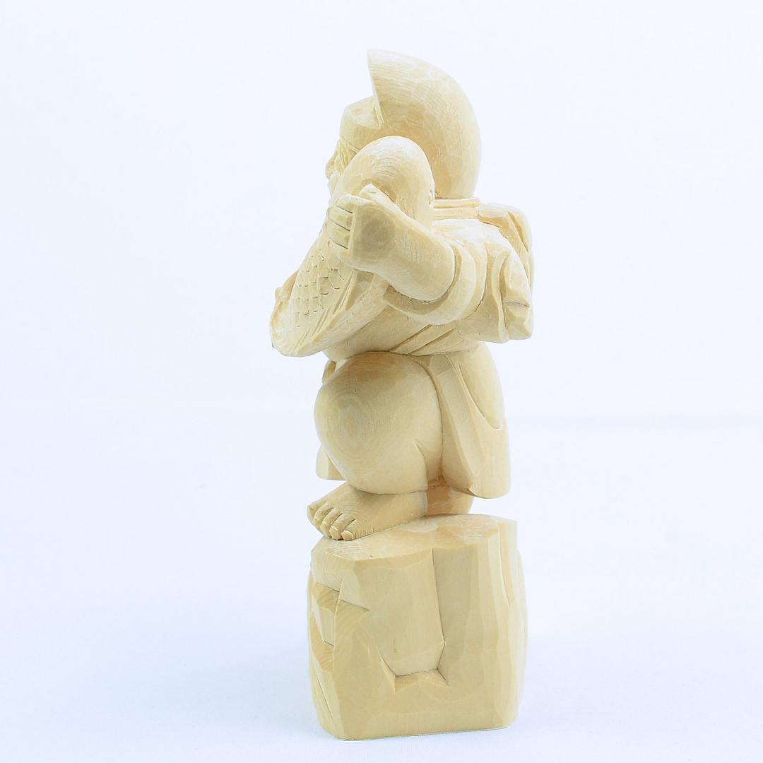 桧　踊り夷大黒　15ｃｍ #008