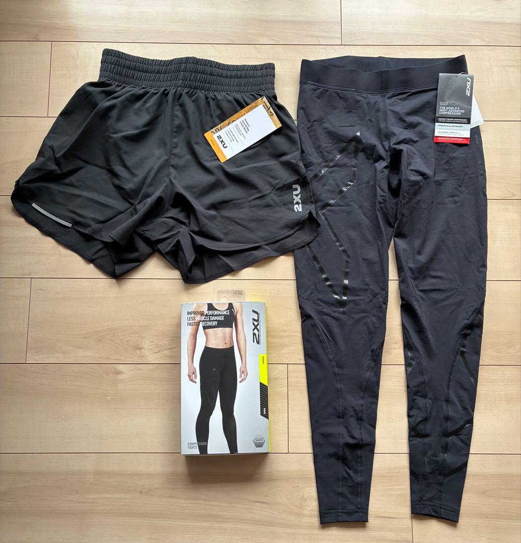 【新品/未使用】2XU レギンスとショートパンツセット