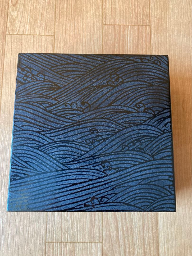 レア　紋紗塗　津軽塗　漆器　重箱 一段