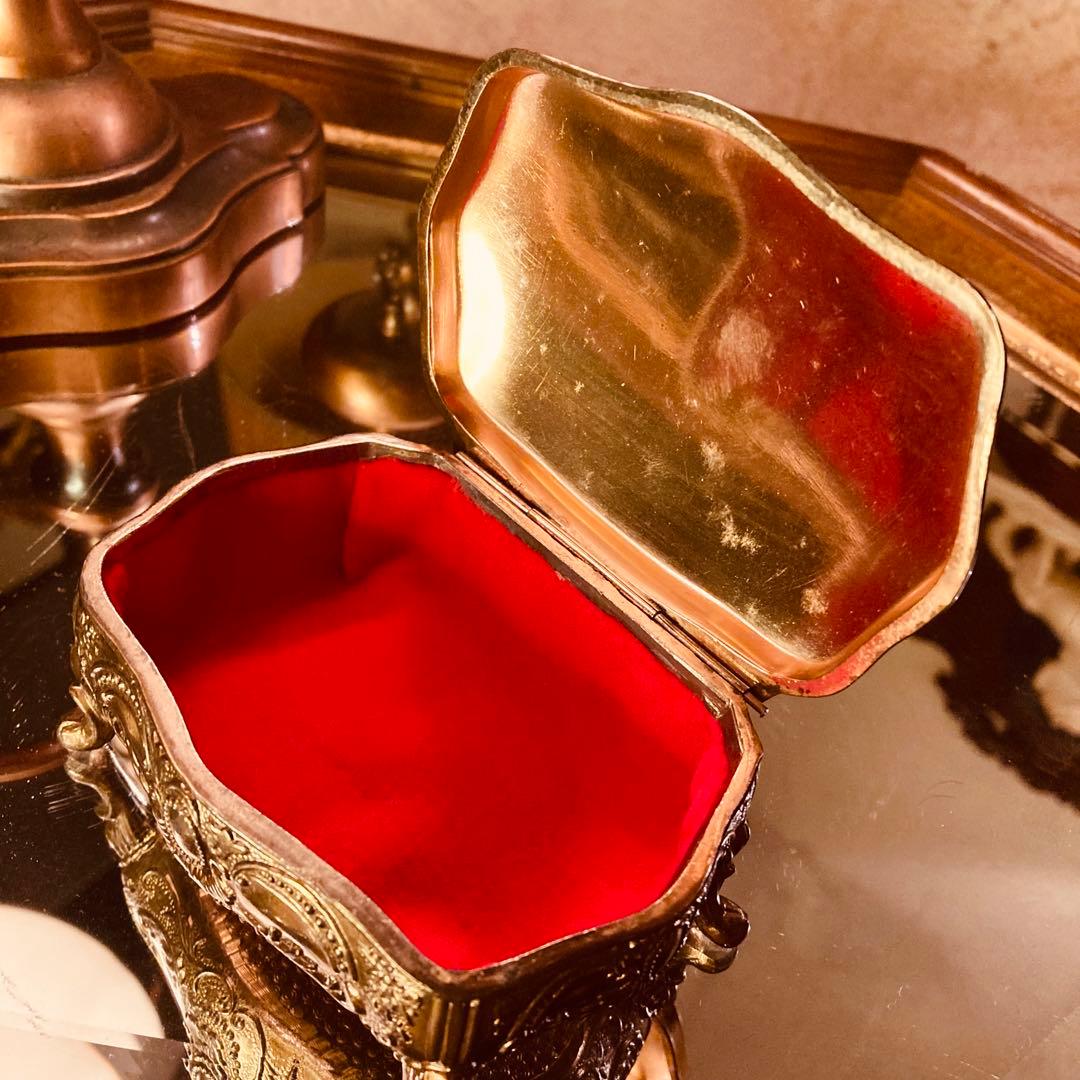 湯布院アンティーク ヨーロピアン ジュエリーケース アクセサリー 小物入れ