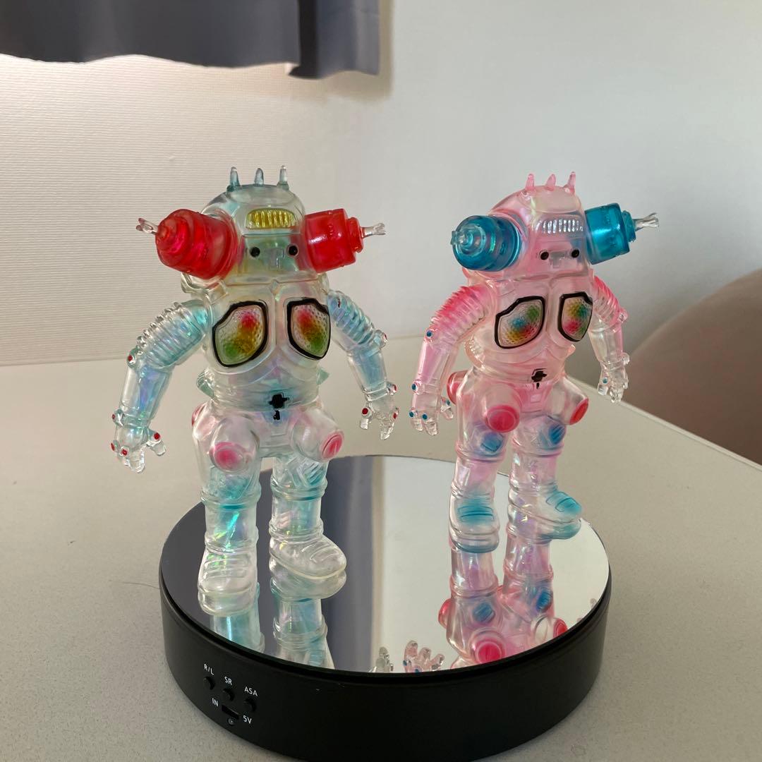 ブルマァク キングジョー クリア オーロラ　かき氷カラー　赤　青　夏休み　最安値