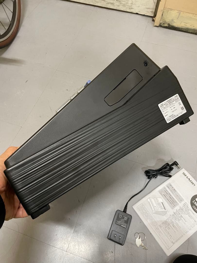 [動作品・念のためジャンクで] SHARP レジスター XE-A147 ブラック