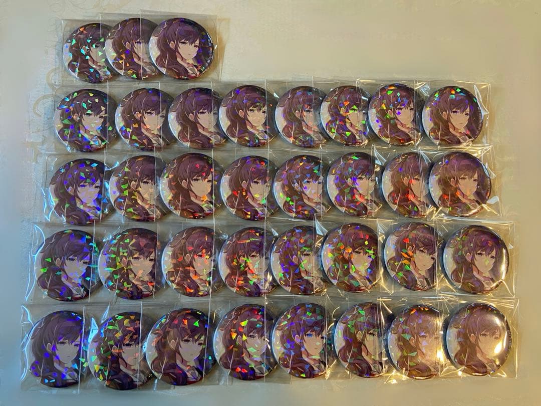 プロセカ 朝比奈まふゆ 缶バッジ　ホロ缶 35個