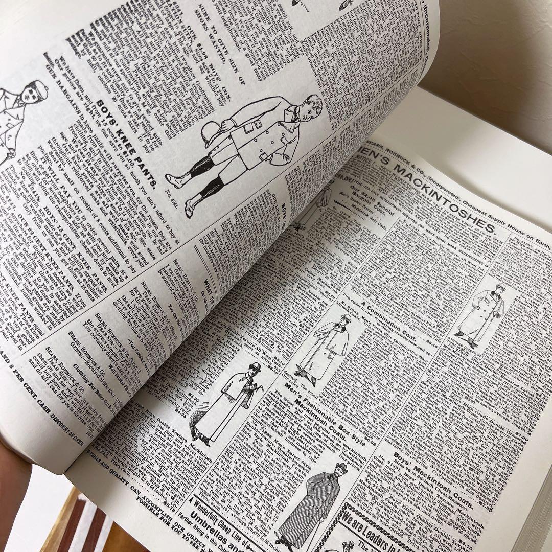 紙モノ コラージュ 1897年 シアーズ 復刻版 マルシェ袋 ジャンクジャーナル