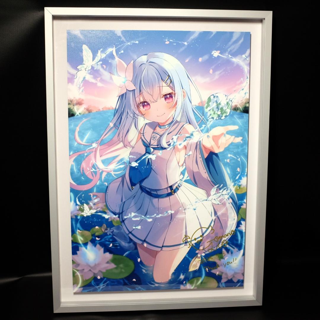 【一点物】 胡麻乃りお X-ART A2＋ ジークレー 直筆サイン入り　複製原画