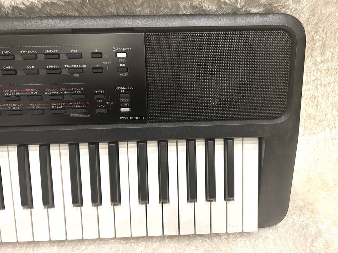 【極美品】YAMAHA ヤマハ キーボード PSR-E383 61鍵盤