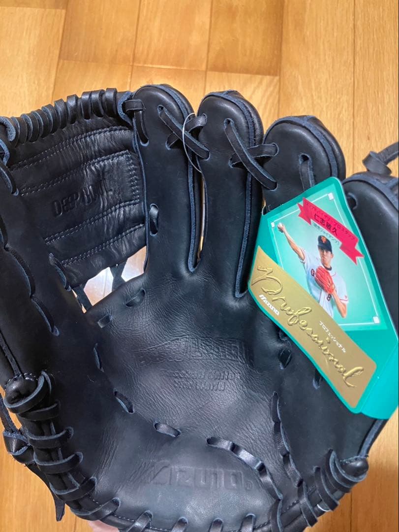 未使用品　ミズノ　ビューリーグ　軟式グローブ　仁志モデル　赤ビュー　日本製