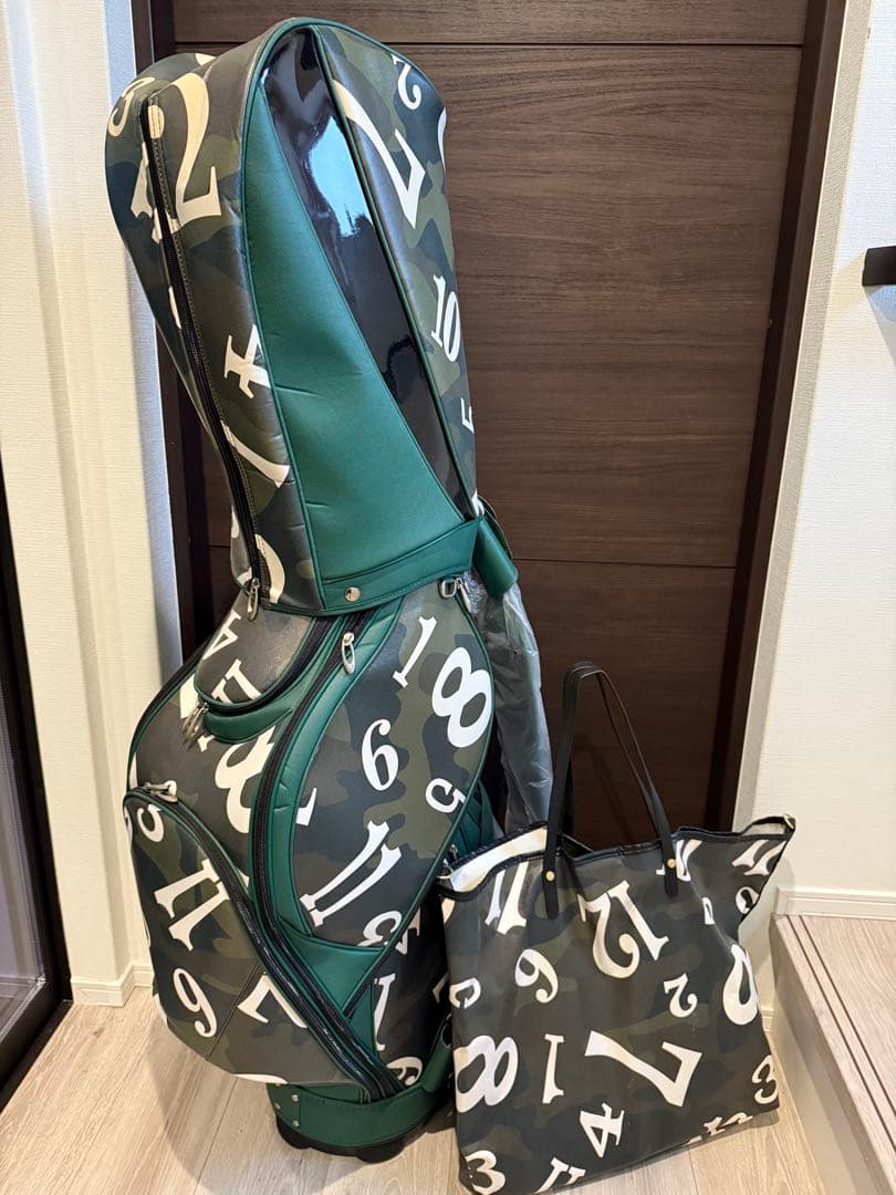 【新品未使用品】 フランク三浦 キャディバッグ ハンドバック セット 完売品