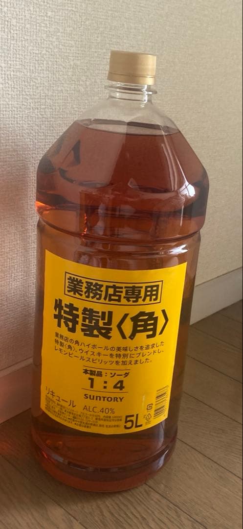 サントリー特製〈角〉ウイスキー 5L