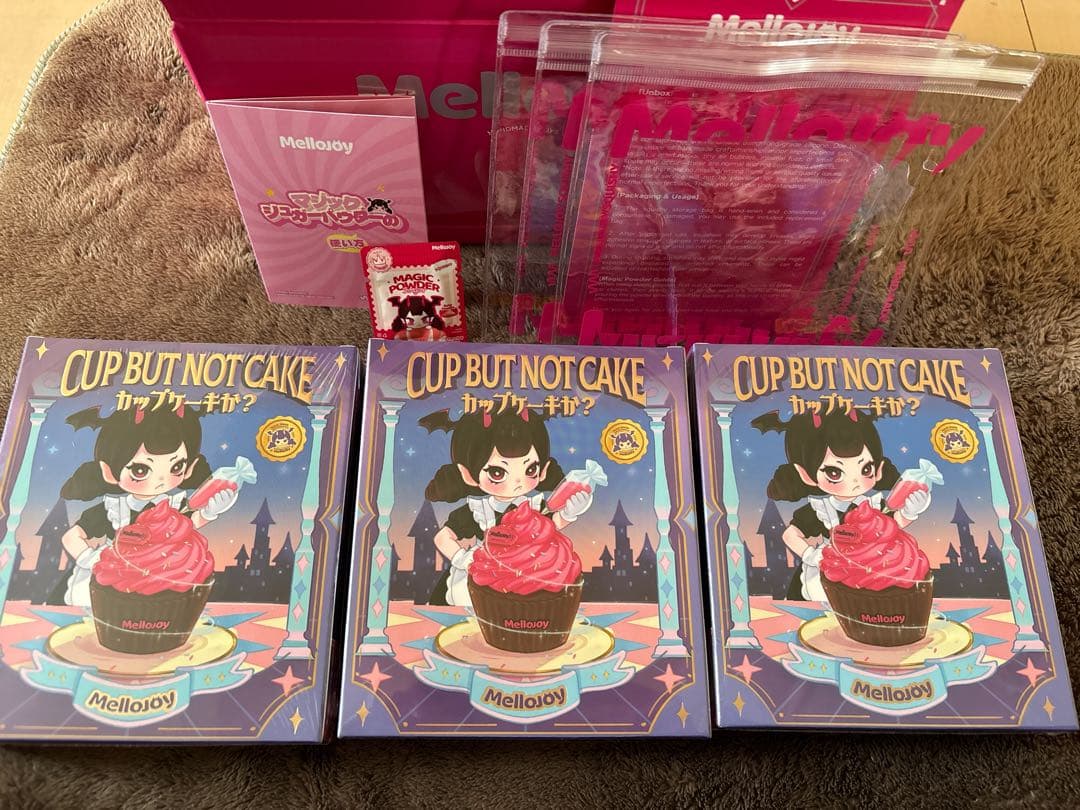 Mellojoy カップケーキか？ 3個セット メロジョイ スクイーズ