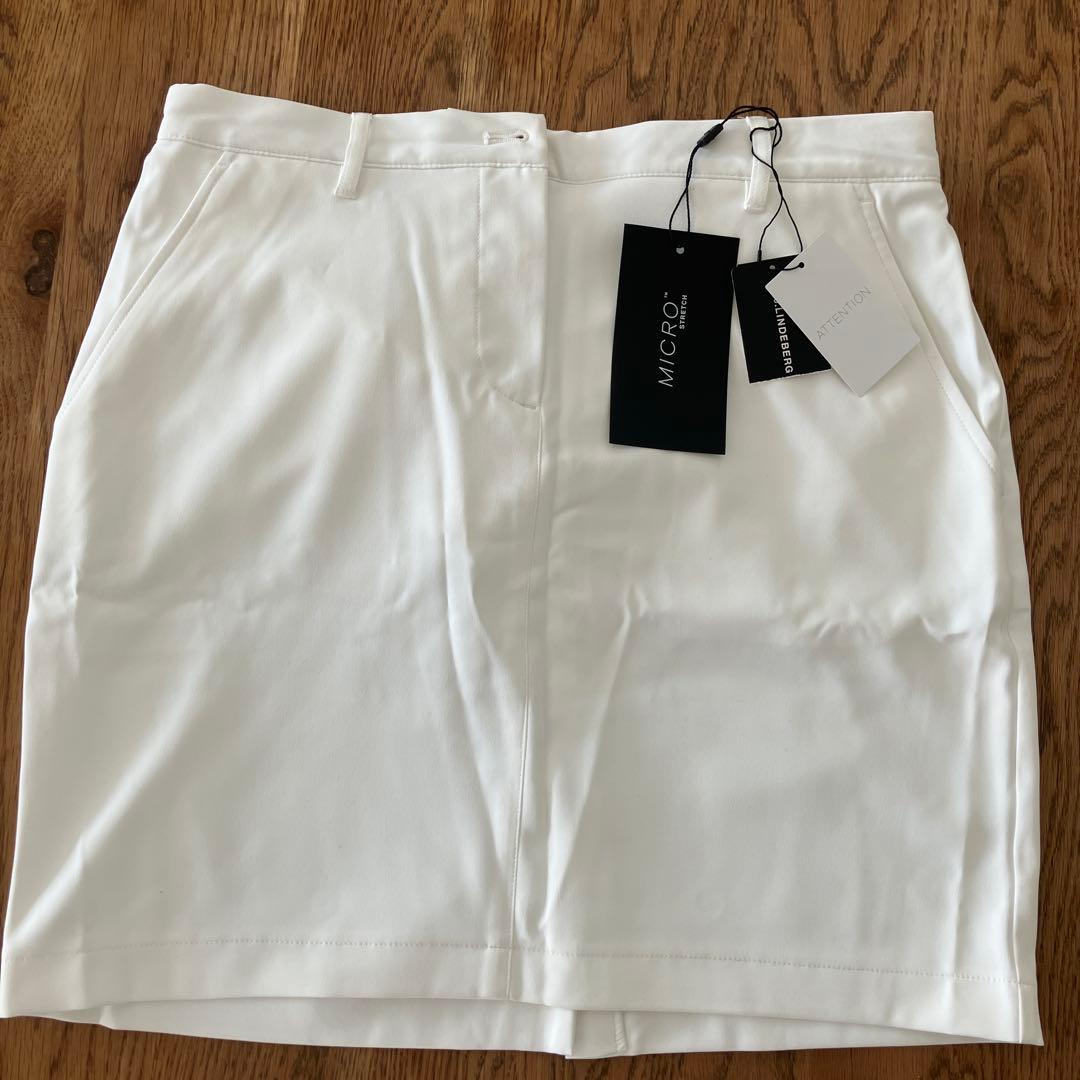 J.Lindeberg ホワイトスカート マイクロストレッチ