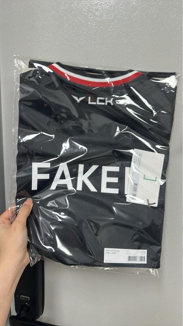 T1 UNIFORM LCK2025 FAKER ジャージ 黒