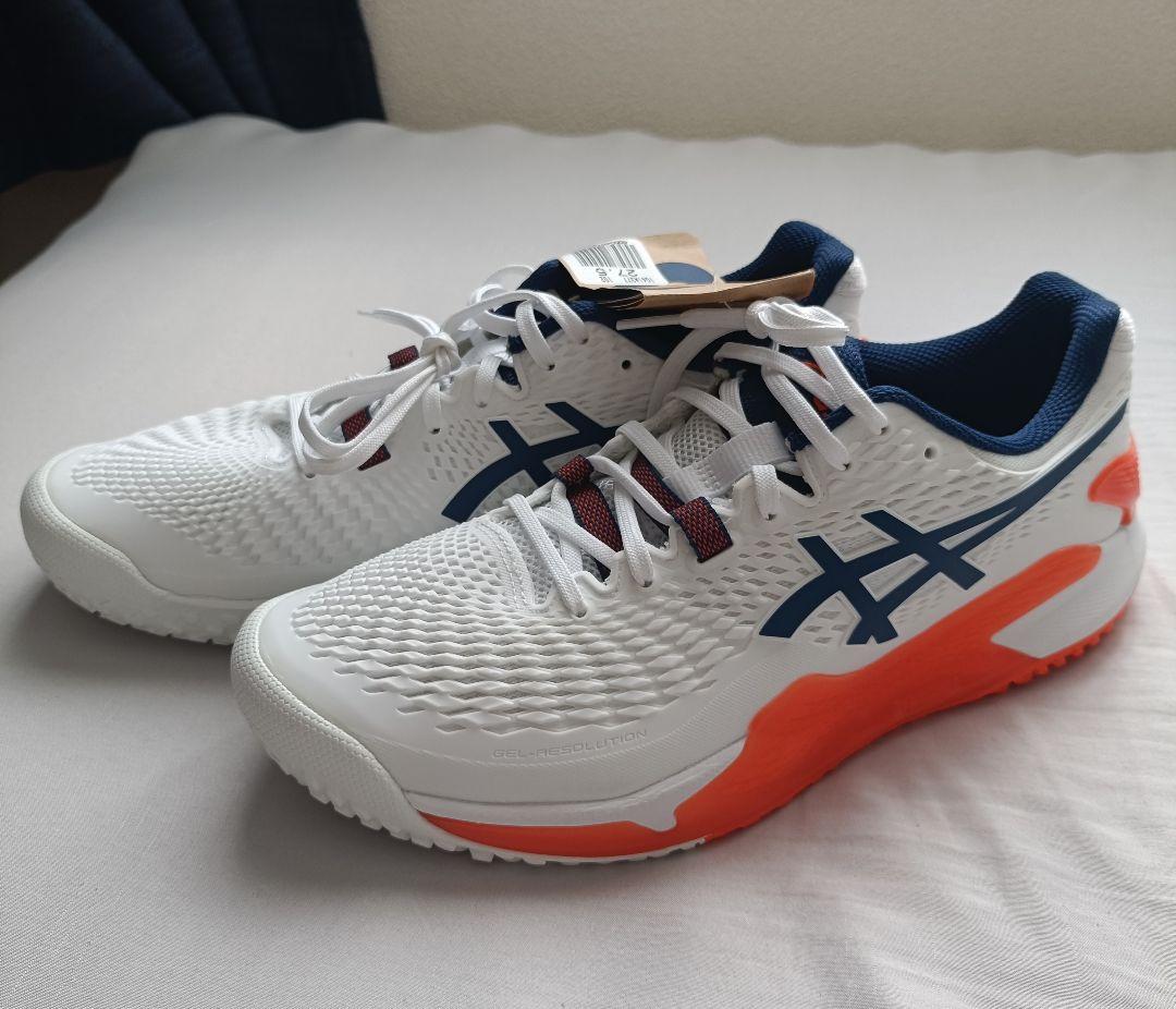 アシックス　ゲルレゾリューション９　オムニクレー　27.5cm　テニス