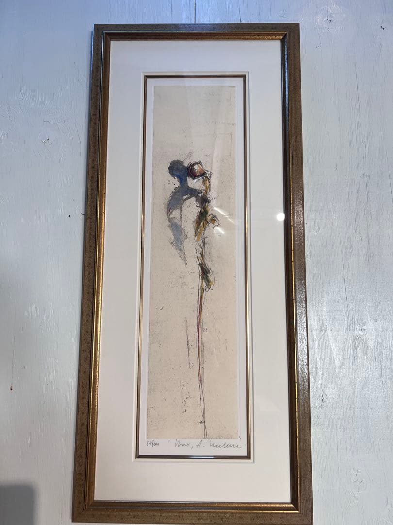 ❣️お値引中❣️バラのリトグラフ版画額装 アレッハンドロ　ノッチェンティーニ作