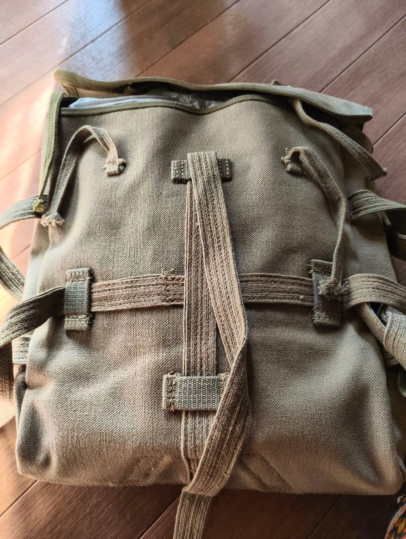 未使用☆ 旧日本軍 九九式背嚢 陸軍 軍装品 コレクション ヴィンテージ