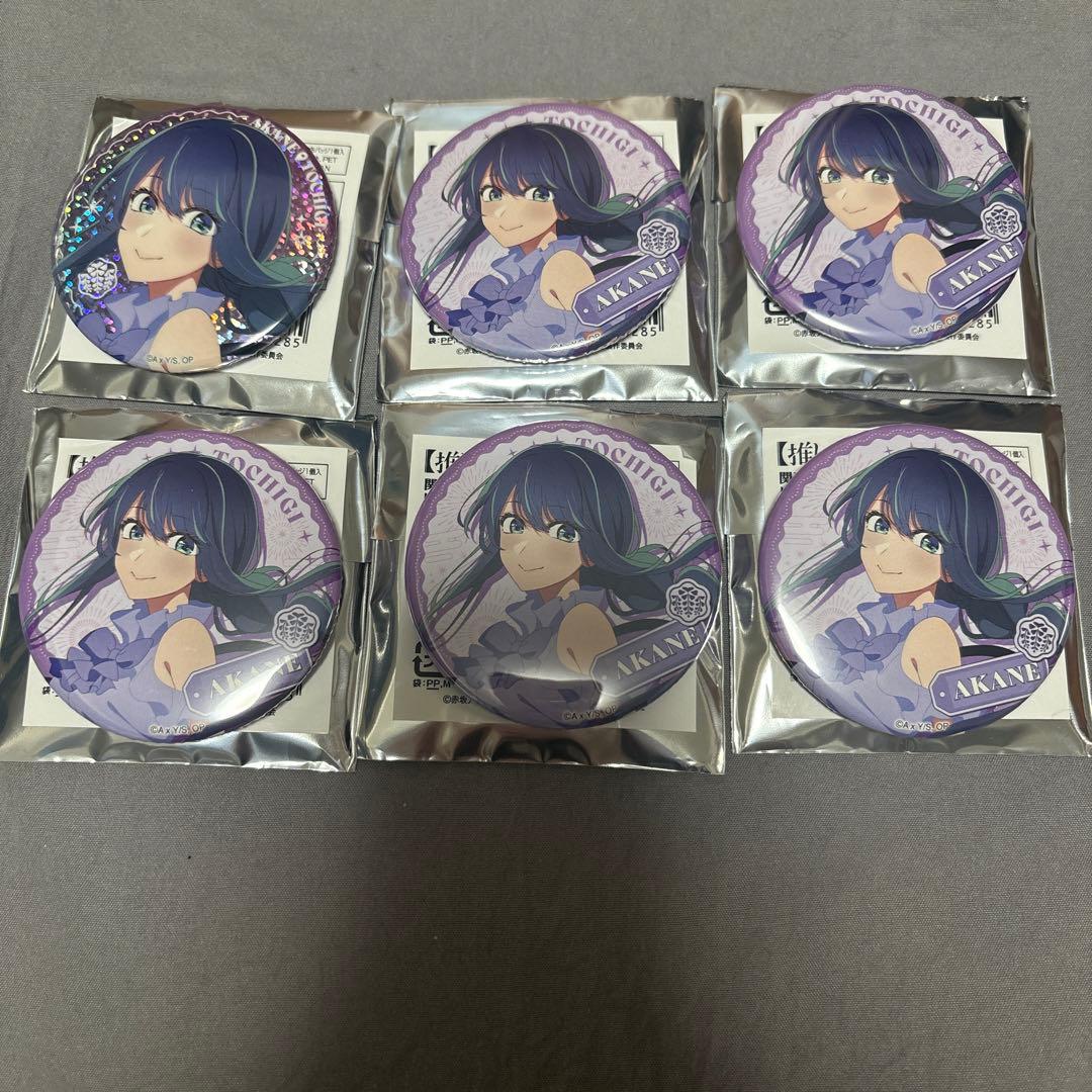 推しの子 47都道府県 関東納涼祭り 栃木県 缶バッジ 黒川あかね ホロ レア