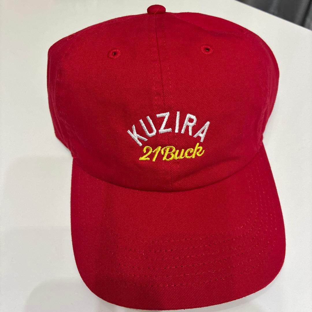 KUZIRA 21 buck 赤 キャップ Newhattan