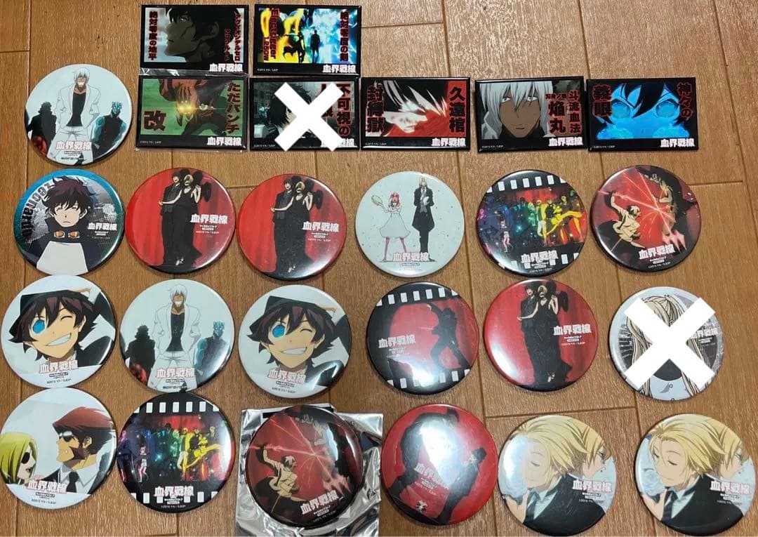 ⑮ 血界戦線 キャラポップストア 缶バッジ まとめ売り