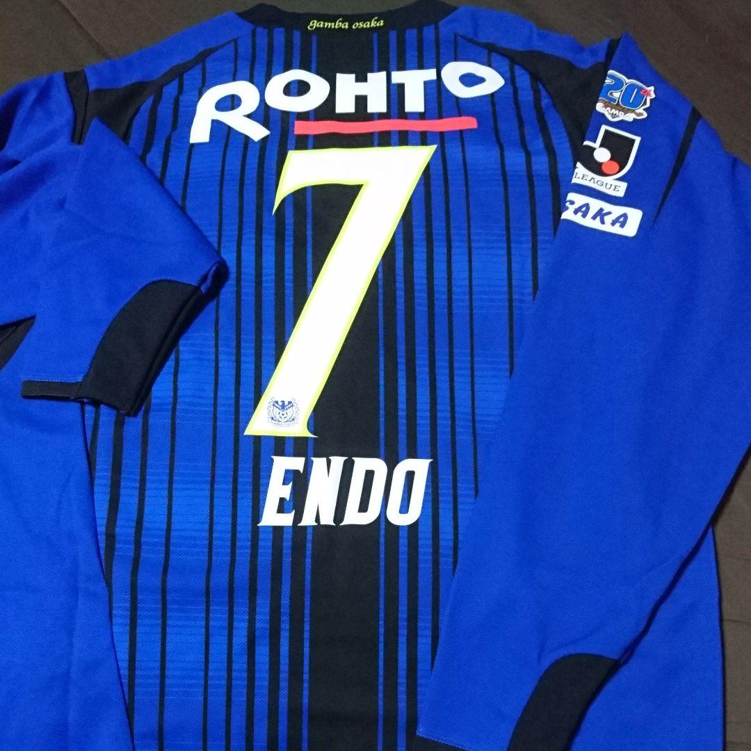 遠藤保仁 直筆サイン入り 貴重長袖 ユニフォーム  ガンバ大阪