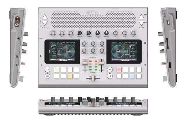 GODJ Plus 世界初！A4サイズのクラブハウス スピーカー付きDJシステム