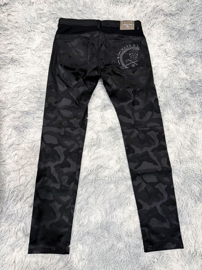 MARK&LONA マークアンドロナ ジャガードパンツ スカルカモフラージュ