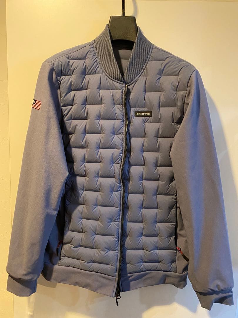 BRIEFING ハイブリッドダウンジャケット L グレー　 極美品