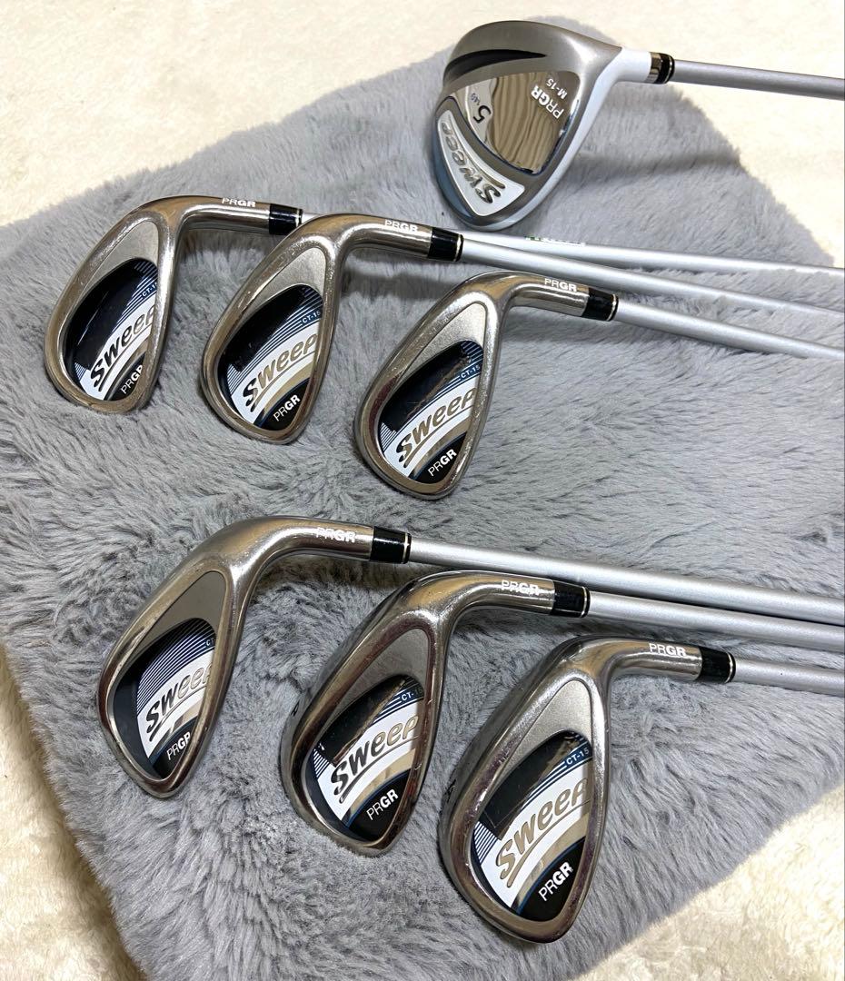 PRGRプロギア sweep 7本セット　CT-15 レディース