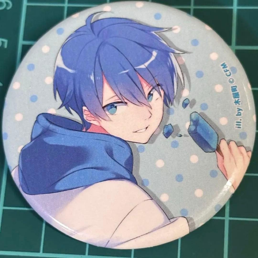 ボーカロイド初音ミク　KAITO 缶バッジ　ドンキ　コラボ　アイスパーティー