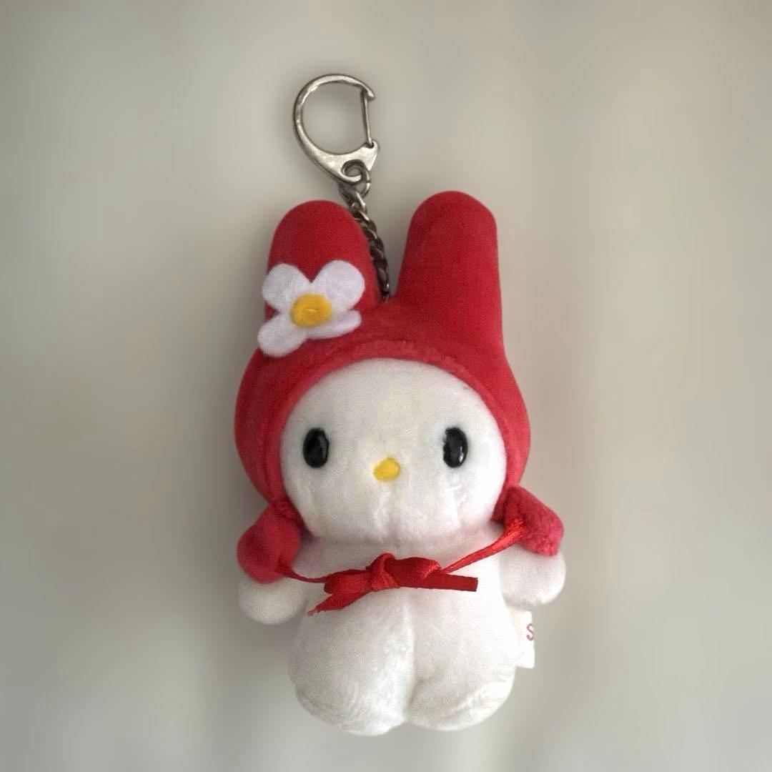 サンリオ レトロ マイメロディ 赤ずきん マスコット キーホルダー
