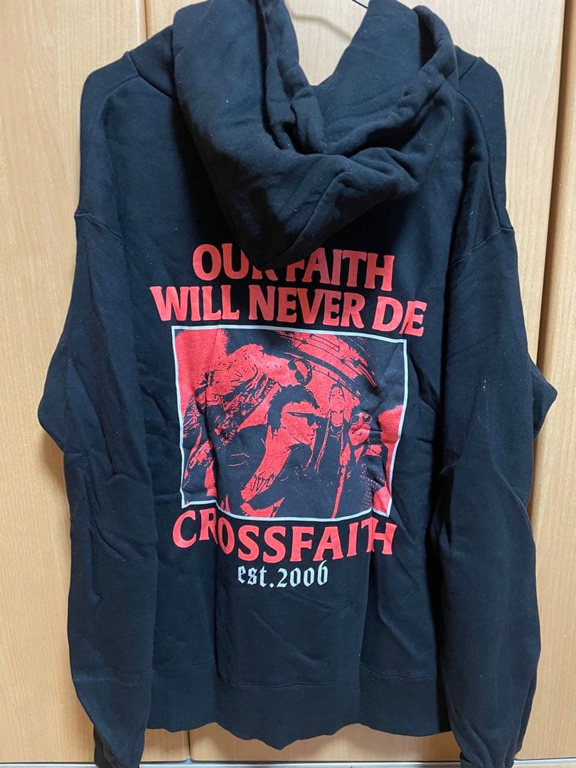 CROSSFAITH フーディ X-LARGE ブラック