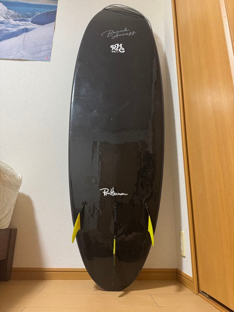 ビーチアクセス　ミッドレングス6’4” 42L 美品　【手渡し限定】