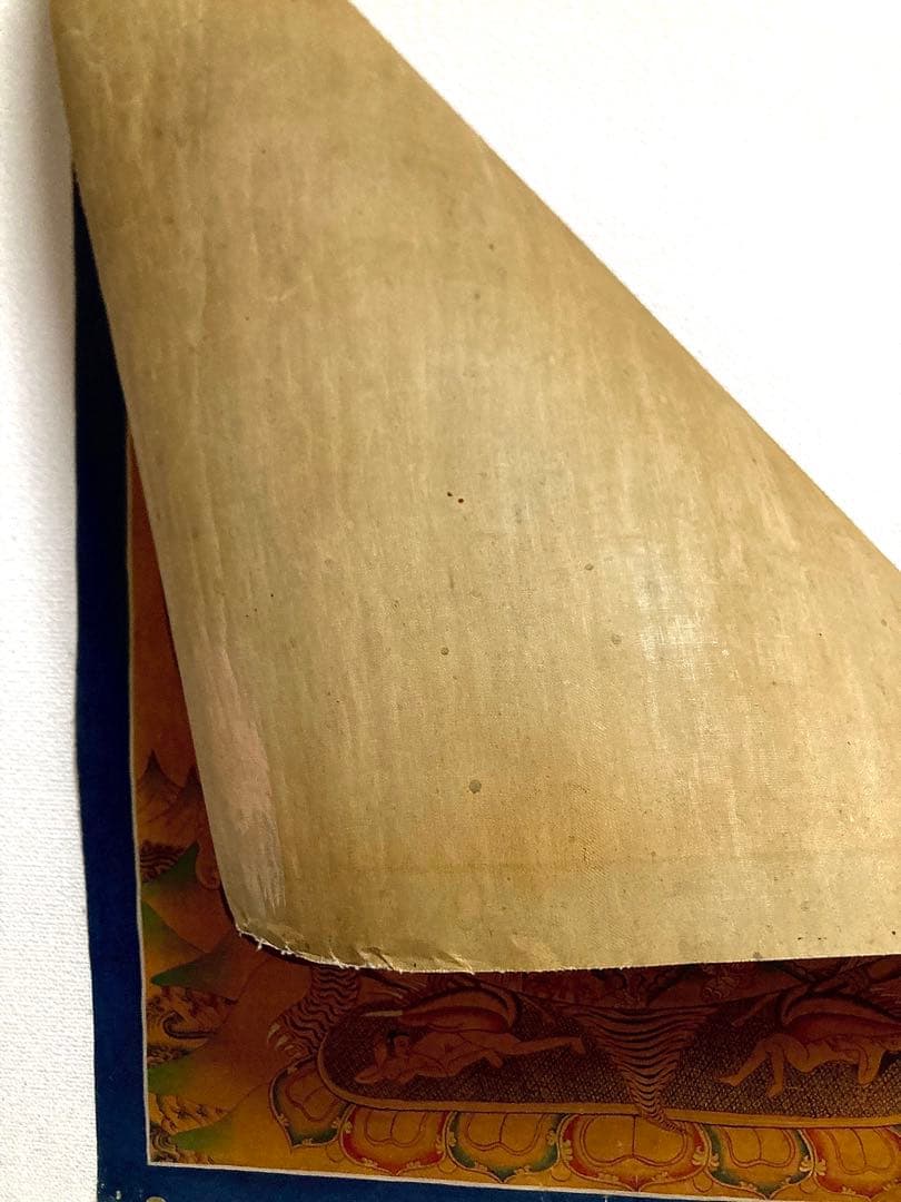 チベット　曼荼羅　マンダラ　カーラチャクラ　仏画　タンカ　掛軸　観音　菩薩　如来