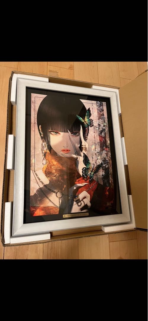 皐月恵 版画 スワローテイルバタフライSWALLOWTAIL BUTTERFLY